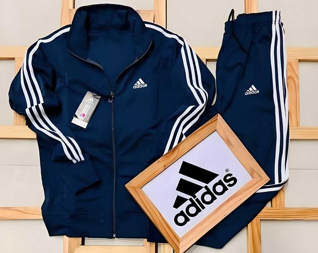 Men's Side Stripe 4 Way Polyester Track Suit