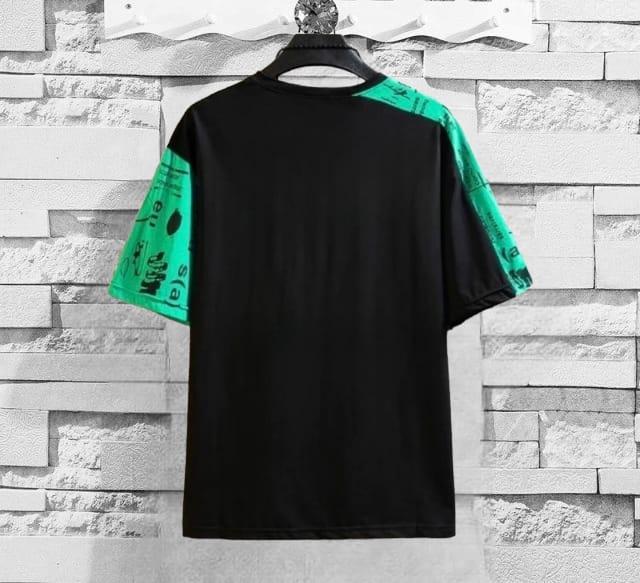 Sleeves Round Neck Men's T-Shirt