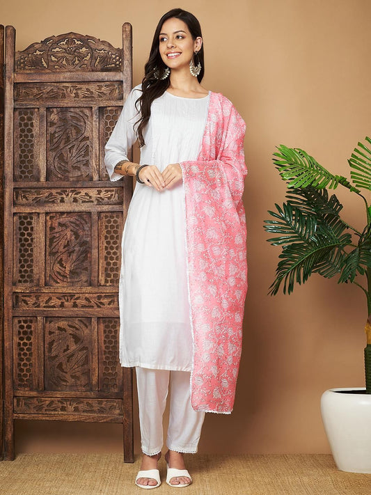 Women Kurta Pant With Dupatta