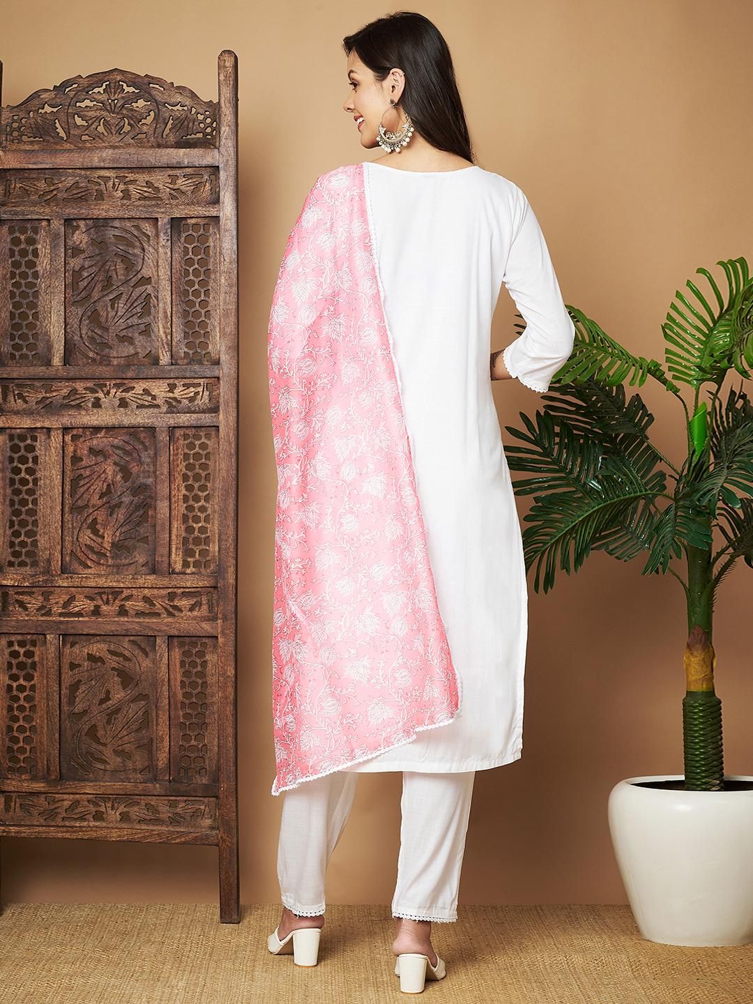 Women Kurta Pant With Dupatta