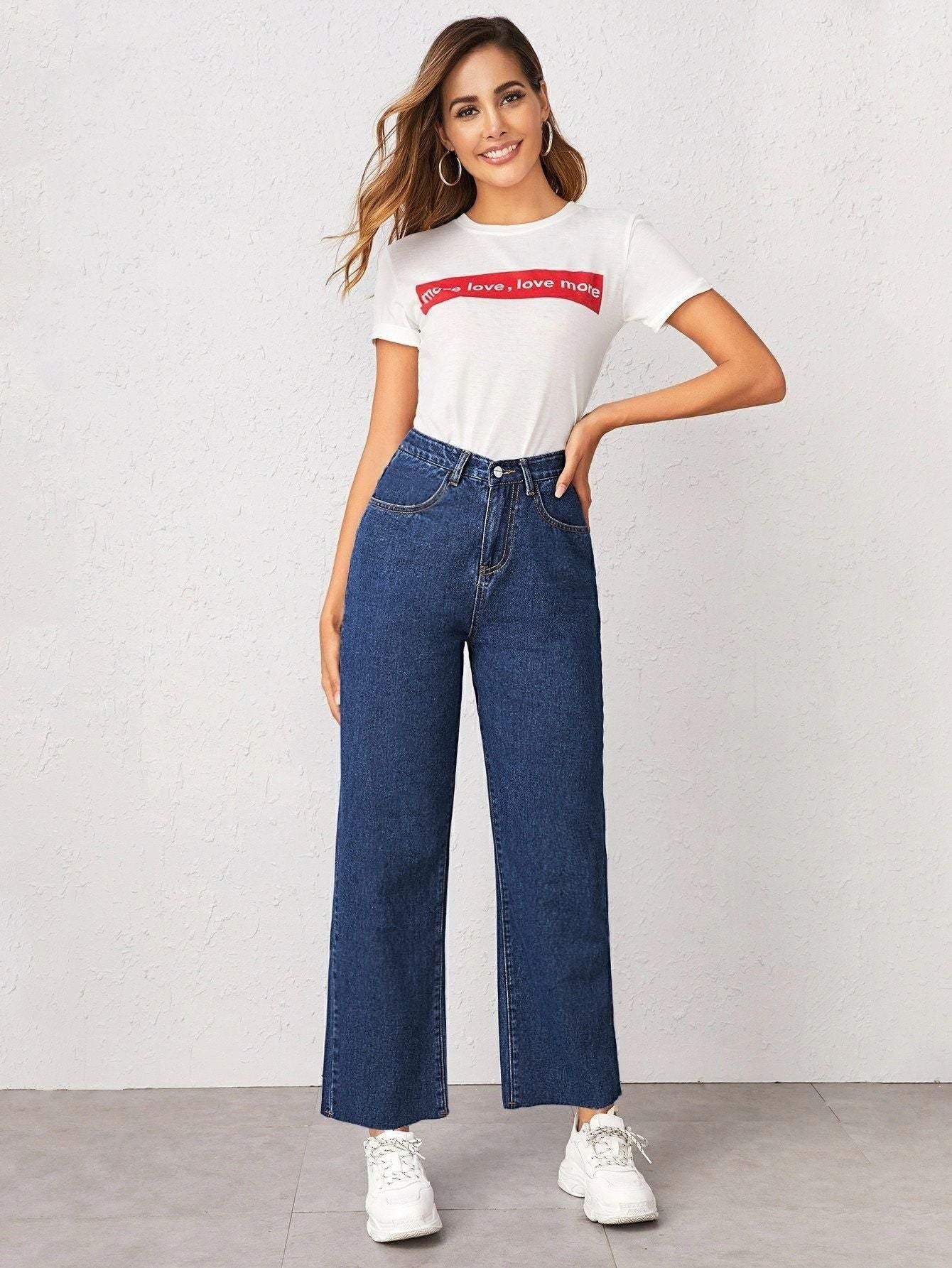 Women's Cotton Flared Jeans