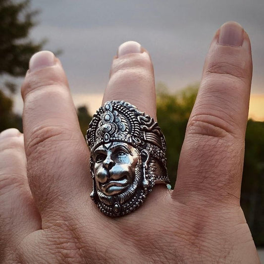 Hanuman Ring - Sterling Silver